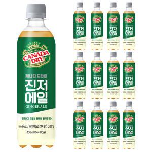 캐나다드라이 진저에일 토닉 450ml 12pet