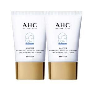 AHC 워터풀 선크림 케어 0겹 박세리 마스터즈 멜라 프로텍트 홈쇼핑 40ml, 2개