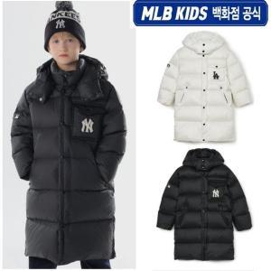 [MLB키즈](강남점)(신세계강남 단독)24FW 바시티 스포츠 롱다운 NY (Black) 7ADJV0346-50BKS