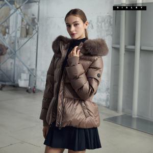 [론칭가 349000원][SISLEY] 시슬리 24FW 폭스퍼 후드 다운