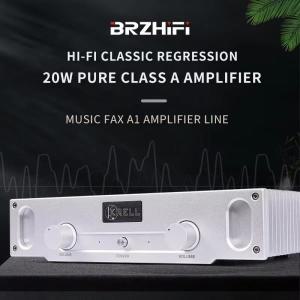 BRZHIFI 레퍼런스 뮤직 팩스 A1 라인 20W 순수 클래스 A 전력 증폭기 가정용 하이파이 발열 레벨