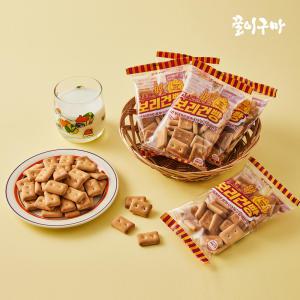 [내일도착] 보리건빵 50g, 50봉 국산 보리가루 고소한 건빵, 꿀이구마