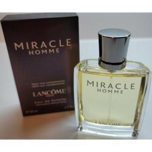 MIRACLE HOMME Lancome 랑콤 MEN 1.7 OZ / 50 ML EAU DE T오일ETTE SPRAY HTF SEALED NIB