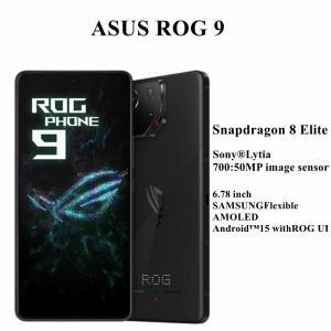 ASUS ROG 폰 9 5G 스마트폰, 스냅드래곤 8 엘리트, 6.78 인치 185Hz AMOLED 디스플레이, 5800mAh NFC 휴대