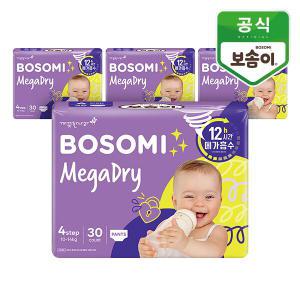 보솜이 메가드라이 팬티 대형 30매 x 4팩