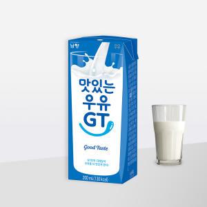 남양 맛있는우유 GT 200ml 흰우유 24팩 / 멸균우유