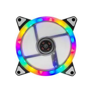 컴퓨터 120MM RGB 16 LED 쿨러 파워 4핀 전원 인텔 AMD CPU쿨러 DIY 교환용 12V 저소음 튜닝 냉각 쿨링팬