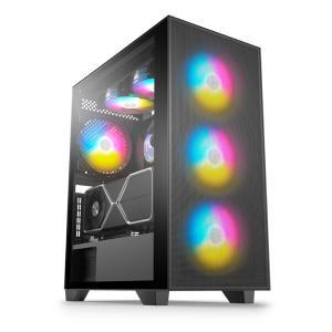 :데이븐 DAVEN APEX V2 컴퓨터 PC 케이스 (블랙)