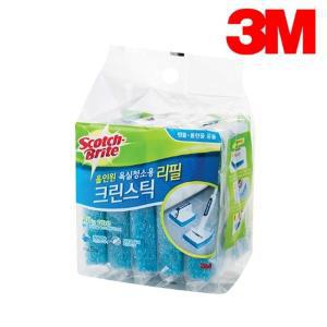 3M 스카치브라이트 올인원 욕실 청소 화장실 수세미 크린스틱 리필 5개입