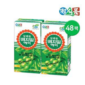 정식품 담백한 베지밀 A(에이) 두유 190ml 48팩