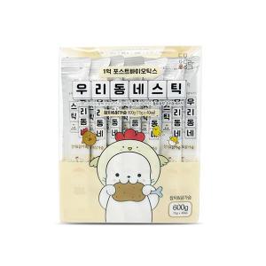 동묘동락 우리동네 스틱 고양이 유산균 츄르 닭가슴 15g x40개 (set)