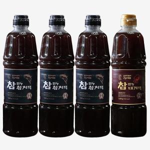 오색단지 참만능참치액 900ml(1,040g) x 3병 + 참만능대게액 900ml(1,050g) x 1병