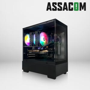 [아싸컴][윈도우11 PRO 탑재] 블랙 미니 PC AMD 7500F/RX7600 컴퓨터 데스크탑