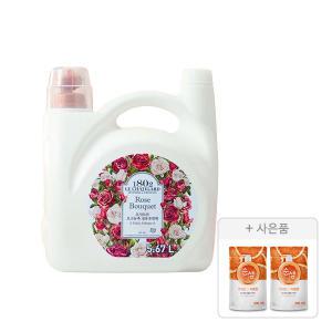 르샤트라 로즈부케 섬유유연제, 5.67L, 1개 + 증정( 리큐 세탁조 더블케어 겸용 리필, 300ML, 2개 )