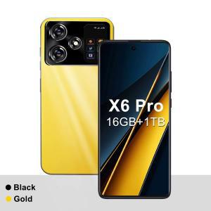 정품 Pooc X6 프로 스마트폰 글로벌 버전, 16G + 1TB, 4G/5G, 듀얼 심, 샤오미 휴대폰, 안드로이드 잠금 해