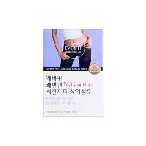 내츄럴플러스 에버핏 쾌변엔 차전자피 식이섬유 6g 30포 / MJ