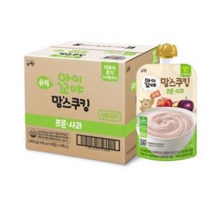 아이꼬야 맘스쿠킹 이유식 프룬 사과 (6개월부터) 100g X 10입 간편한 맛있는 외출 멸균