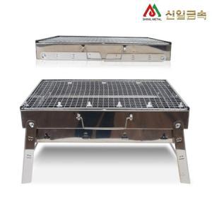 사각 BBQ 바베큐그릴 미니 신일 SL703S 접이식 다리 고기 화로대