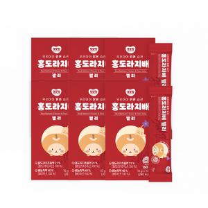 (시즌추천) 홍도라지배 젤리 6박스(15g×60포) 약 2달 분량