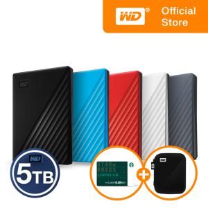 [WD공식/파우치/스타벅스상품권] WD NEW My Passport 외장하드 5TB