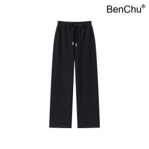 BenChu 가을 겨울 바지 팬츠 여성 울 양털 낫 오버핏 무지 올매치 데일리