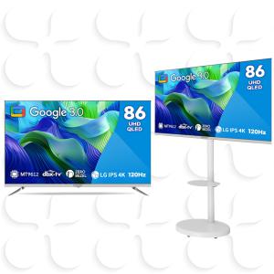 [5% 중 복 쿠 폰] 더함 86인치 LG IPS 120Hz QLED 스마트 TV 돌비 AI 구글3.0 홈시네마