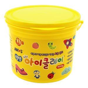 탱탱아이클레이 900g 버킷 노랑색