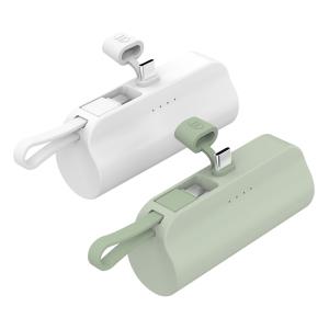 2IN1 미니 일체형 도킹형 보조배터리 5000mAh 2P