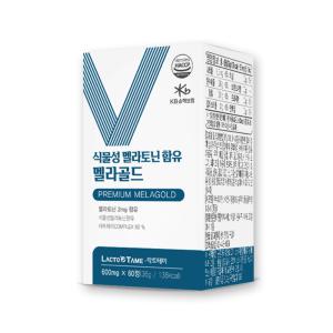 식물성 멜라토닌 함유 멜라골드 2mg 타트체리 추출물 600mg 60정