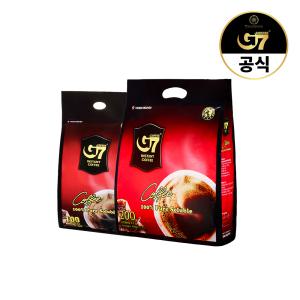 G7 퓨어블랙 2g 200개입 + 블랙 100개입 구성 (총300개입) / 베트남 원두 커피 다크 아