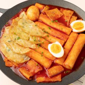 부산식 통가래떡 쌀떡볶이+대구 10미 납작만두 세트