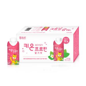 우리 아이 성장 발육템 함소아 키온 KEYON 프로틴 딸기맛 (200ml x 18팩 x 1박스)