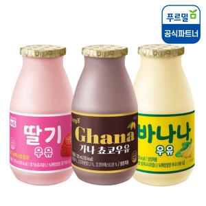 [푸르밀] 가나초코우유 / 딸기 / 바나나 225ml x 24개입