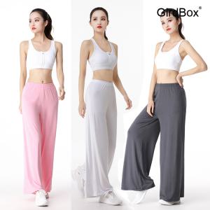 GirdBox 오버핏 요가복 팬츠 통바지 와이드 데일리 스포츠 모달 피트니스 뚱뚱한 엄마