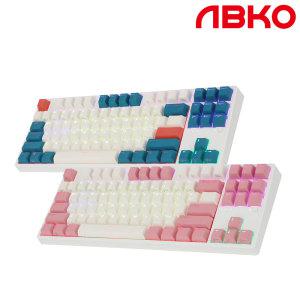 앱코 KN01C 텐키리스 PBT 무접점 키보드 (블루, 30g)ㅡ