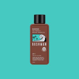 부쉬맨 씨프렌들리 브론즈 태닝오일 190ml 1개 SPF7 자외선차단