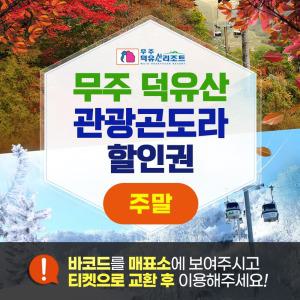 무주 관광 곤도라 주말 이용권(12/1~2/28)