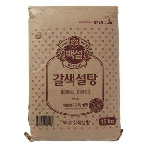 백설 갈색설탕 15KG (원산지_상세설명에 표시)