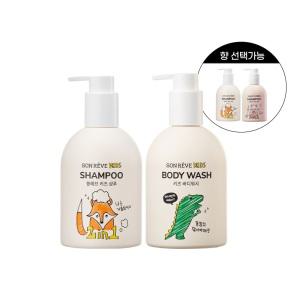 쏭레브 키즈샴푸(300ml) + 키즈 바디워시