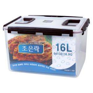 조은락 밀폐용기 탱크 투명(16L) 김치통 BN 보관용기