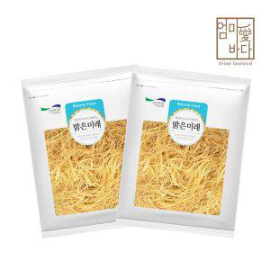 [엄마애바다]국내가공 오징어실채 1kg+1kg 총 2kg