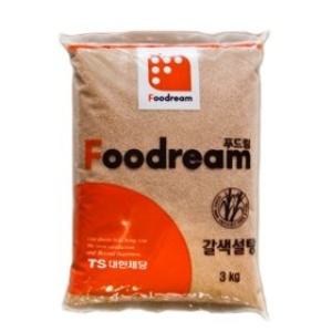 푸드림 갈색설탕 3kg 대한제당 설탕