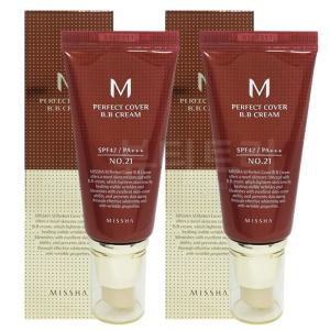 미샤 M 퍼펙트 커버 비비 크림 50ml 21호 X 2개