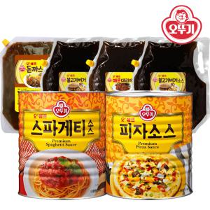 오뚜기 오쉐프 피자소스 3kg/스파게티소스 3kg x 6개 1박스 외 업소용모음[케찹/마요네즈/피클/참치/돈까스