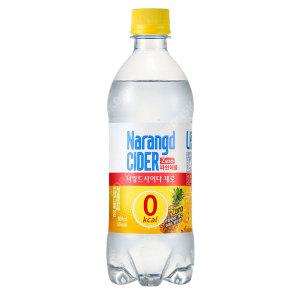 동아오츠카 나랑드사이다 제로 파인애플 500ml X 24pet (1박스) 음료수 탄산