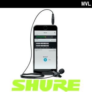 SHURE MVL 슈어 라발리어 핀 마이크