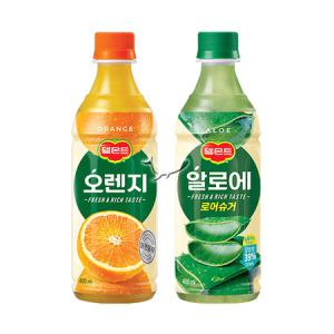 델몬트 400ml 2종 오렌지/ 10개+알로에/ 10개 총20개