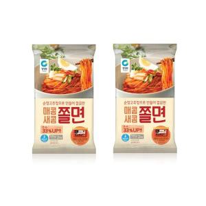 (냉장) 청정원 매콤 새콤 쫄면 530g 2개