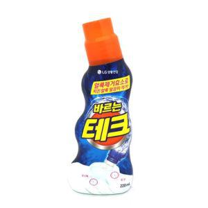 바르는 테크 얼룩제거제 세탁세제 초벌 세제 220ml 주방세제 거품세제 설겆이세제 액체세제 일반세탁기세제