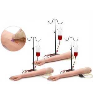 링겔 주사 연습 마네킹 팔 모형 인형 교육 카테터